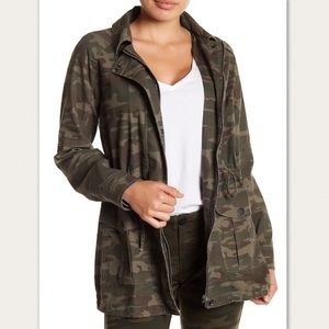 Sanctuary Camo Anorak Field Jacket S Small New
